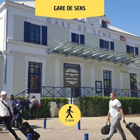 Le Subtil - Best Keys - Elegance & Confort - 2 Chambres Separees - Lit Queen Size - Smart Tv Netflix - Entre Gare & Centre Ville - A 1H De Paris - Wifi Fibre - Check-In Autonome Sens Extérieur photo