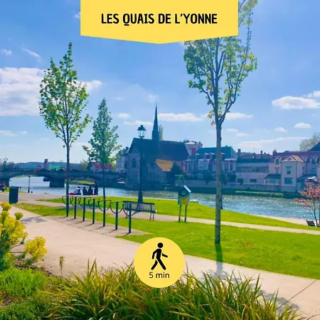 Le Subtil - Best Keys - Elegance & Confort - 2 Chambres Separees - Lit Queen Size - Smart Tv Netflix - Entre Gare & Centre Ville - A 1H De Paris - Wifi Fibre - Check-In Autonome Sens Extérieur photo