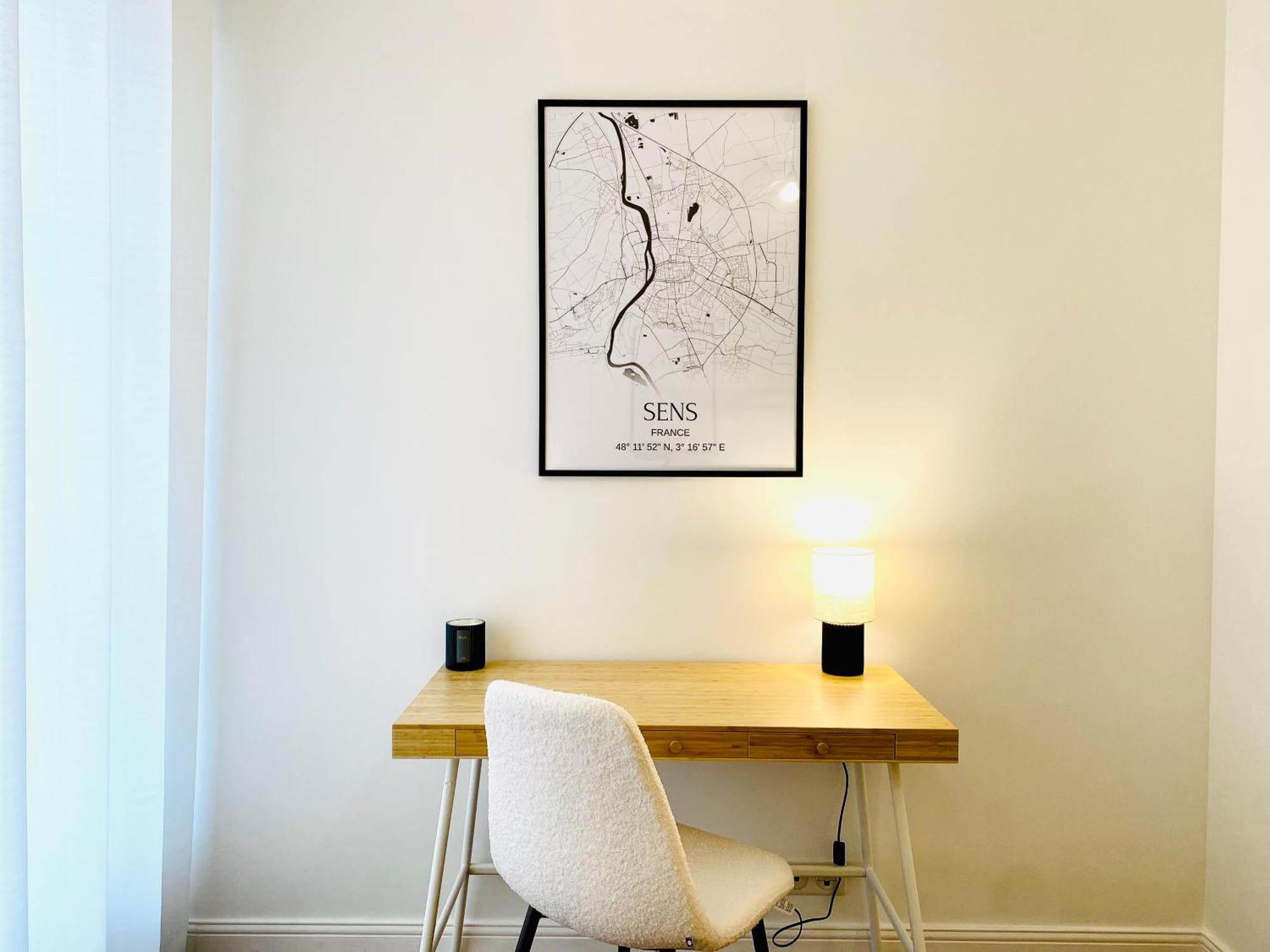 Appartement Le Subtil - Keys - Elegance & Confort - 2 Separees - Lit Queen Size - Smart Tv Netflix - Entre Gare & Centre - A 1h De Paris - Wifi Fibre - Check-in Autonome *